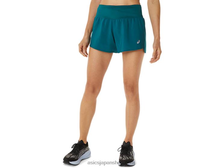 ウィメンズロード 3.5インチショート L20V3015Asics ベルベットパイン