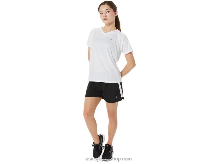 女性用レディセット 3インチショート L20V2909Asics パフォーマンスブラック/ホワイト