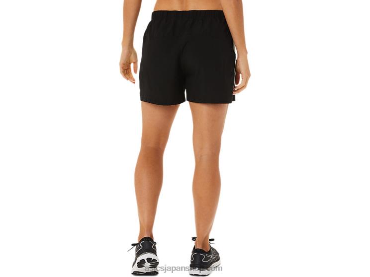 女性用レディセット 3インチショート L20V2917Asics パフォーマンスブラック/クリアブルー