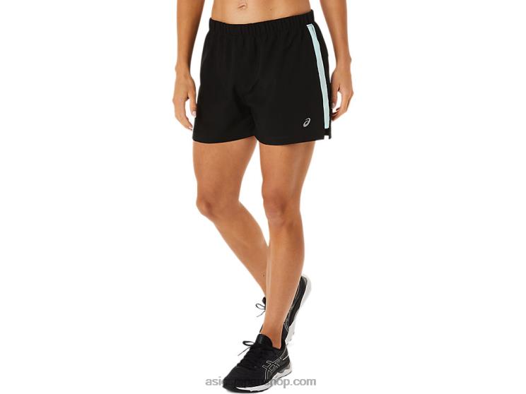 女性用レディセット 3インチショート L20V2917Asics パフォーマンスブラック/クリアブルー