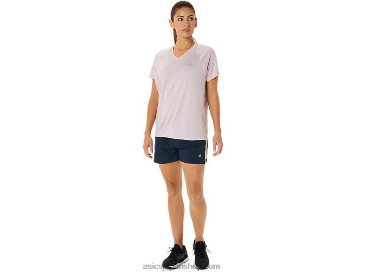 女性用レディセット 3インチショート L20V3339Asics フレンチブルー/ベアリーローズ