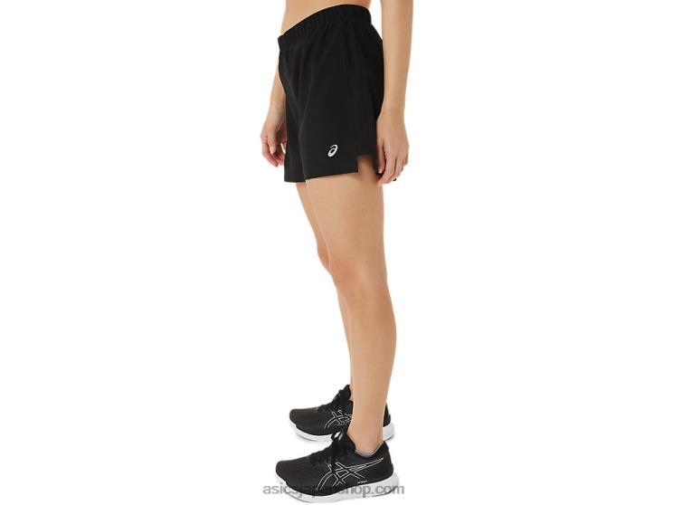女性用レディセット 3インチショート L20V3457Asics パフォーマンスブラック