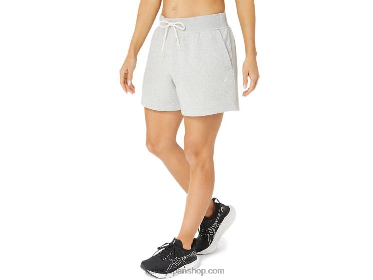 レディースサンデーサナフリースショート L20V2151Asics ライトグレーヘザー