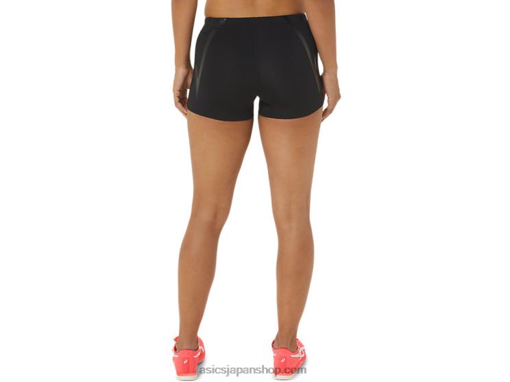 女性用トラックホットパンツ L20V2348Asics パフォーマンスブラック