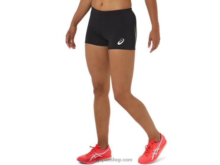 女性用トラックホットパンツ L20V2348Asics パフォーマンスブラック