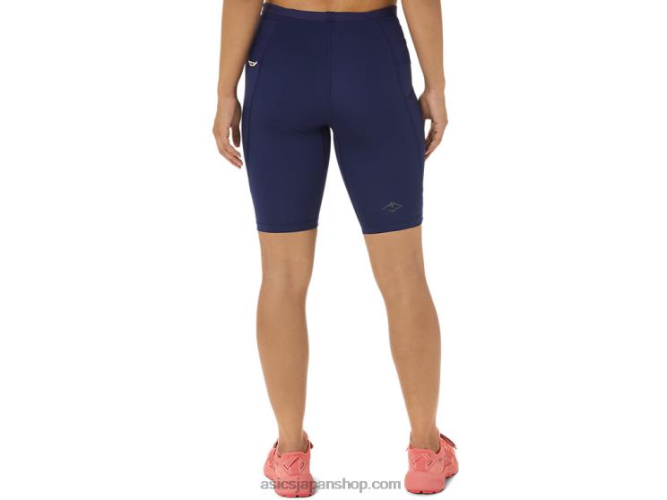 女子フジトレイルスプリンター L20V2467Asics インディゴブルー/パパイヤ