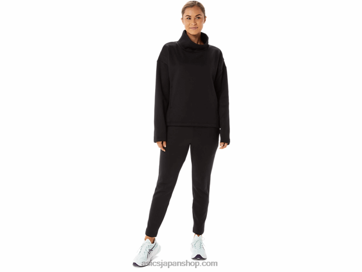女性用起毛ニットパンツ L20V2901Asics パフォーマンスブラック