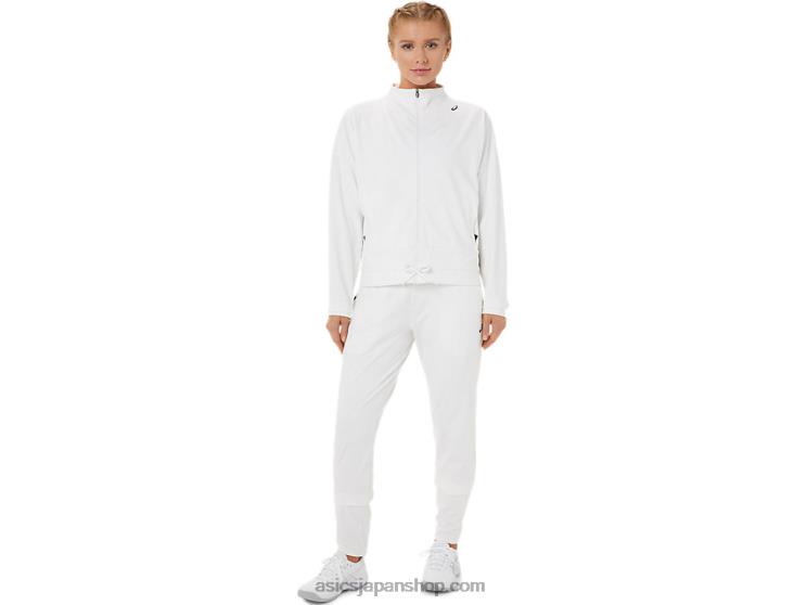 女性用テニスパンツ L20V3275Asics ブリリアントホワイト/ブラック