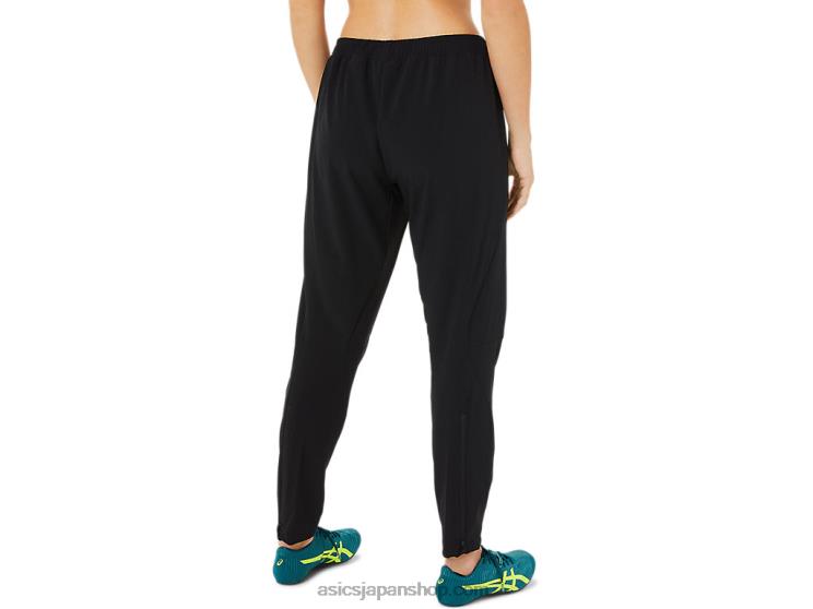 女性用ストレッチウーブンパンツ L20V3404Asics パフォーマンスブラック