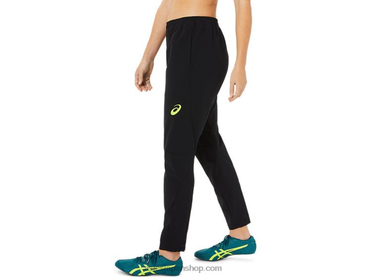 女性用ストレッチウーブンパンツ L20V3404Asics パフォーマンスブラック