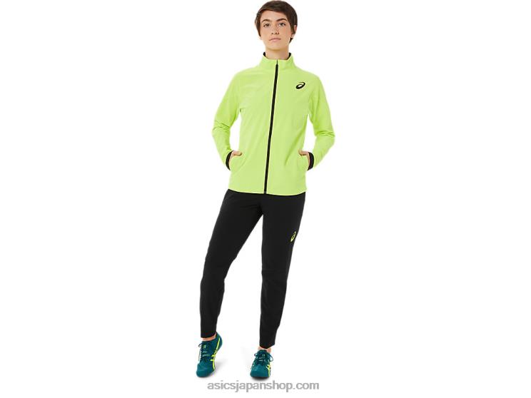 女性用ストレッチウーブンパンツ L20V3404Asics パフォーマンスブラック