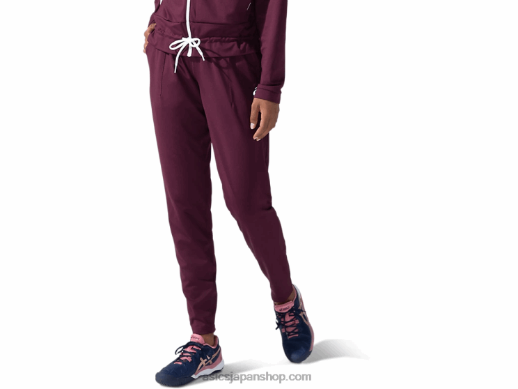 女性用テニスパンツ L20V3834Asics ディープマーズ/ブリリアントホワイト