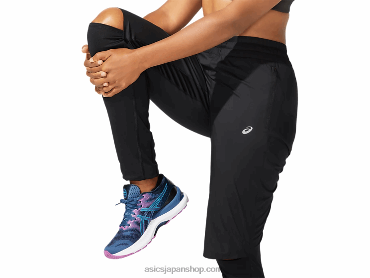 女性のレースパンツ L20V4049Asics パフォーマンスブラック