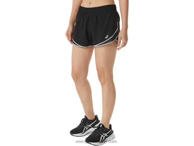 レディース PR LYTE 2.5インチ ランショート L20V3725Asics パフォーマンスブラック/シートロック