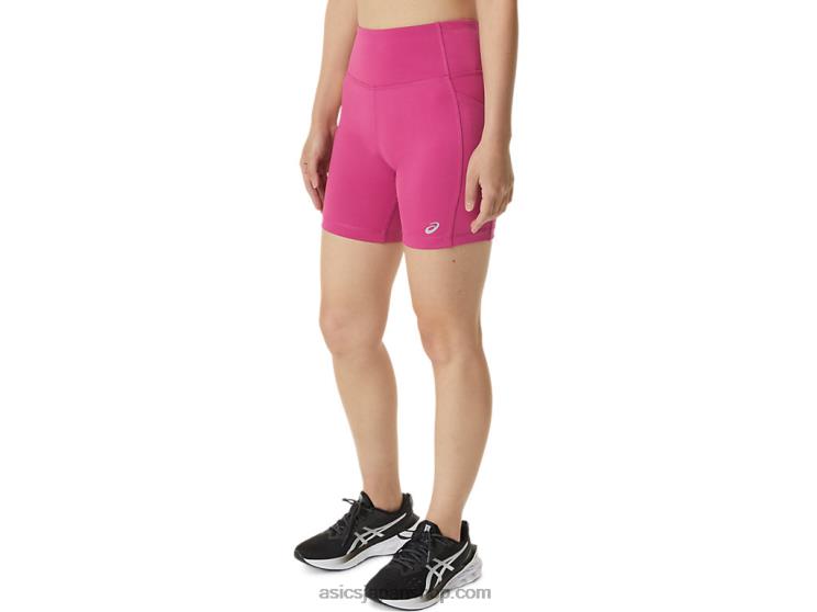 レディース PR LYTE 5インチ ランショート ポケット付き L20V3291Asics フクシアレッド