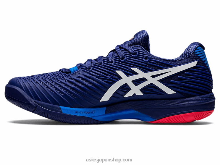 ソリューションスピードff2 L20V1151Asics ダイブブルー/ホワイト