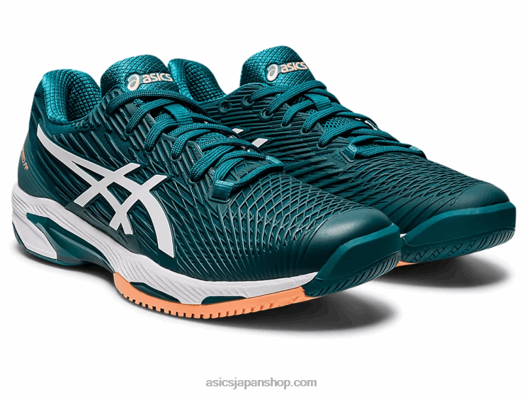 ソリューションスピードff2 L20V1164Asics ベルベットパイン/ホワイト