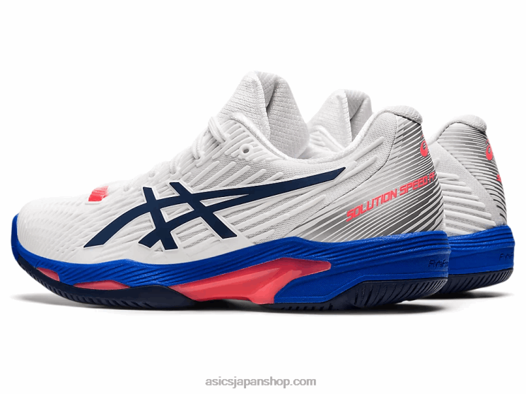 ソリューションスピードff2 L20V3510Asics ホワイト/ピーコート