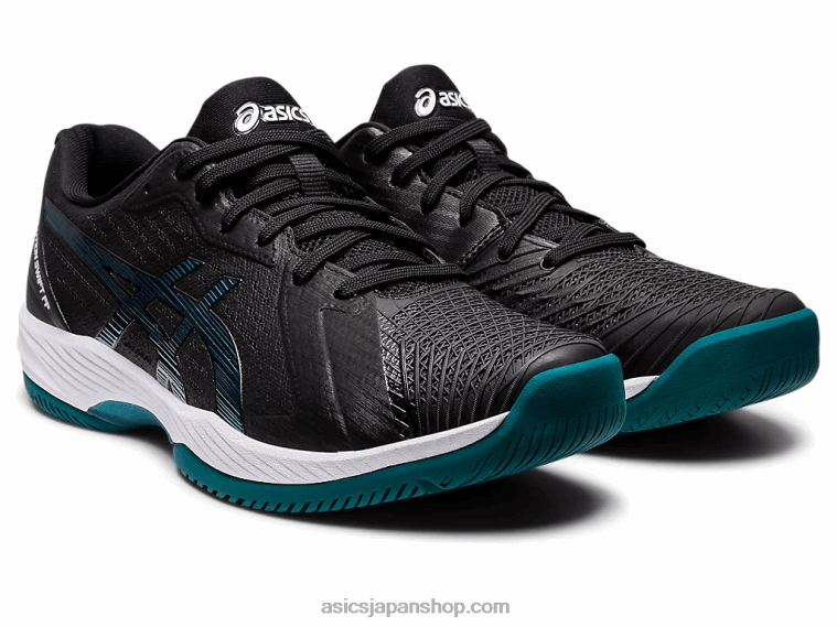 解決迅速なff L20V1123 Asicsブラック/ミスティパイン