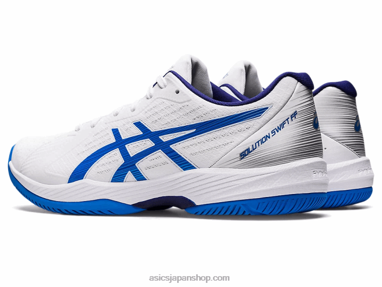 解決迅速なff L20V1130Asics ホワイト/エレクトリックブルー