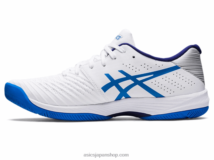 解決迅速なff L20V1130Asics ホワイト/エレクトリックブルー