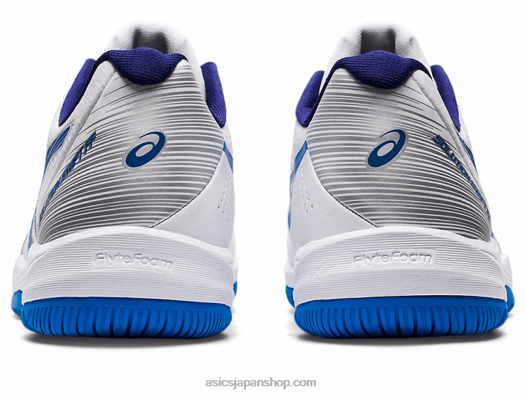 解決迅速なff L20V1130Asics ホワイト/エレクトリックブルー
