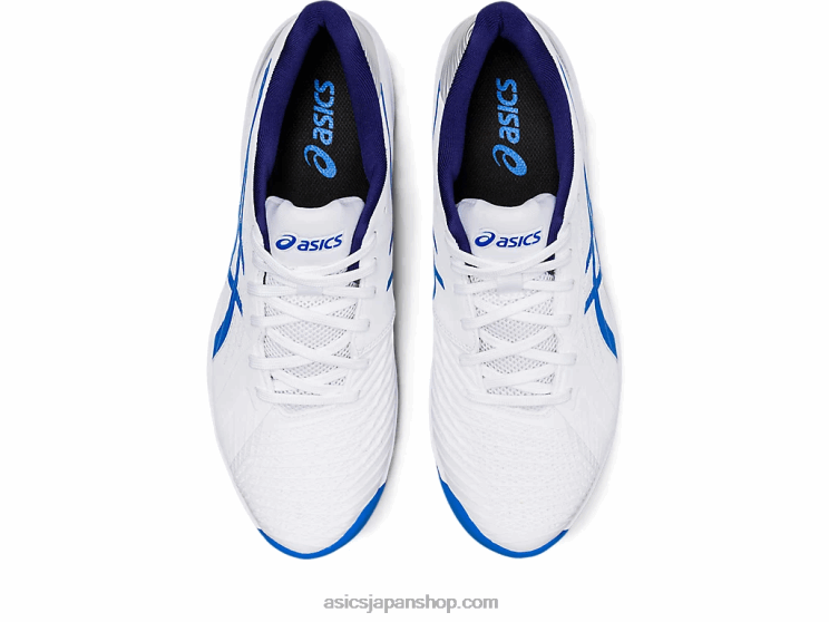 解決迅速なff L20V1130Asics ホワイト/エレクトリックブルー
