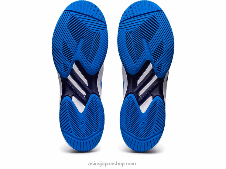 解決迅速なff L20V1130Asics ホワイト/エレクトリックブルー