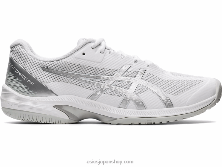 コートスピード ff L20V2009Asics ホワイト/ピュアシルバー