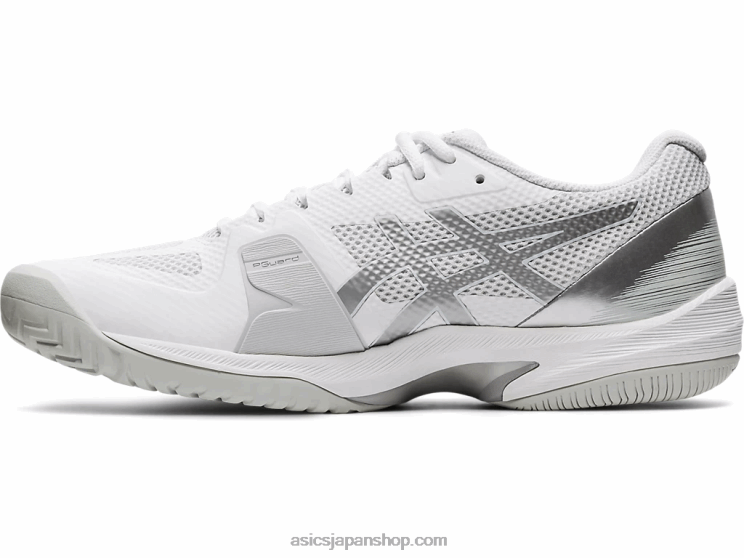コートスピード ff L20V2009Asics ホワイト/ピュアシルバー