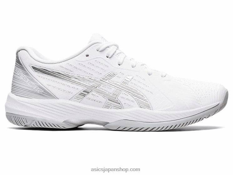 解決迅速なff L20V3432Asics ホワイト/ピュアシルバー