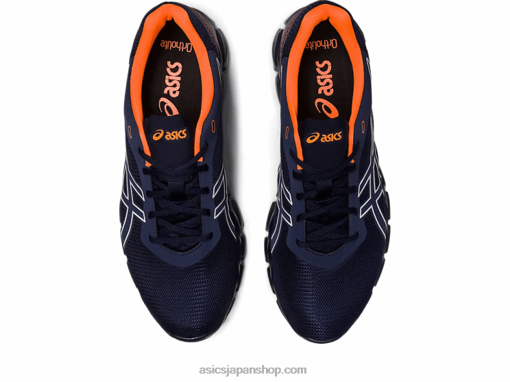 ゲル量子ライト ii L20V268Asics ミッドナイト/ショッキングオレンジ