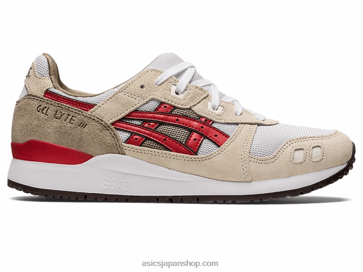 ゲルライト iii OG L20V1094Asics スモークグレー/レッドアラート