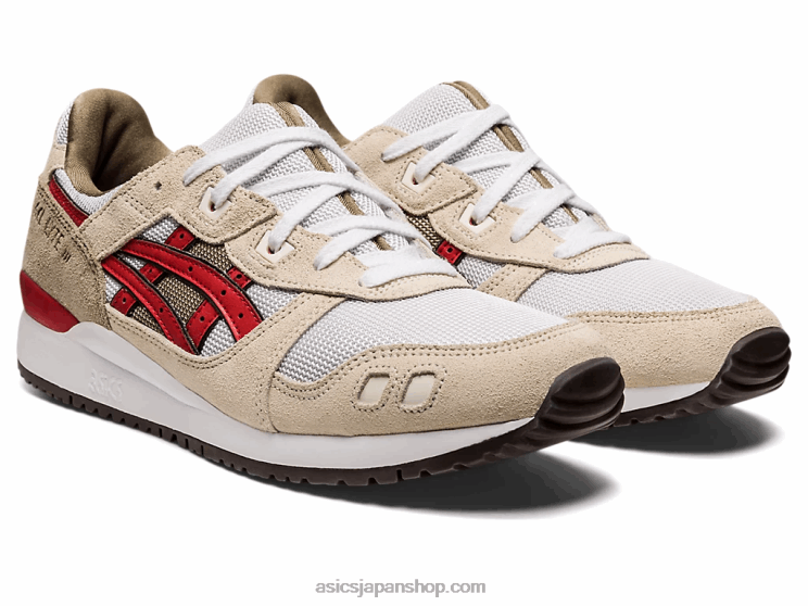 ゲルライト iii OG L20V1094Asics スモークグレー/レッドアラート