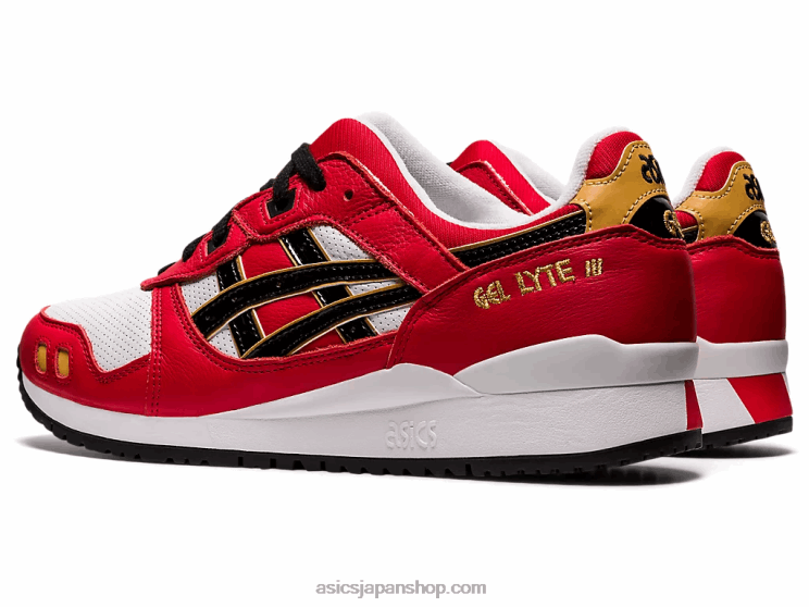 ゲルライト iii OG L20V1656Asics クラシックレッド/ブラック