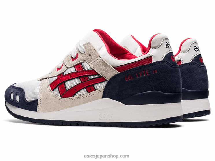 ゲルライト iii OG L20V1903Asics ホワイト/クラシックレッド