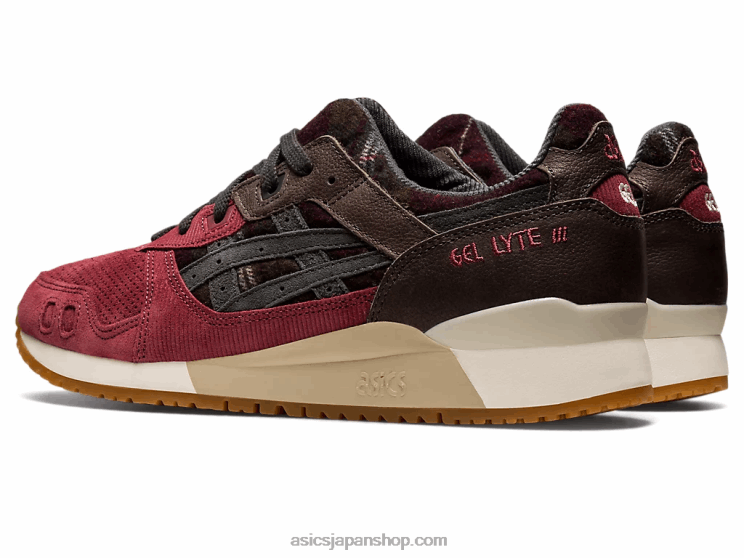 ゲルライト iii OG L20V747Asics ブリスケットレッド/オブシディアングレー