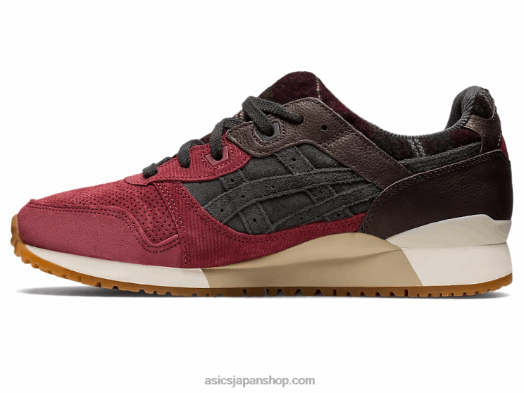 ゲルライト iii OG L20V747Asics ブリスケットレッド/オブシディアングレー