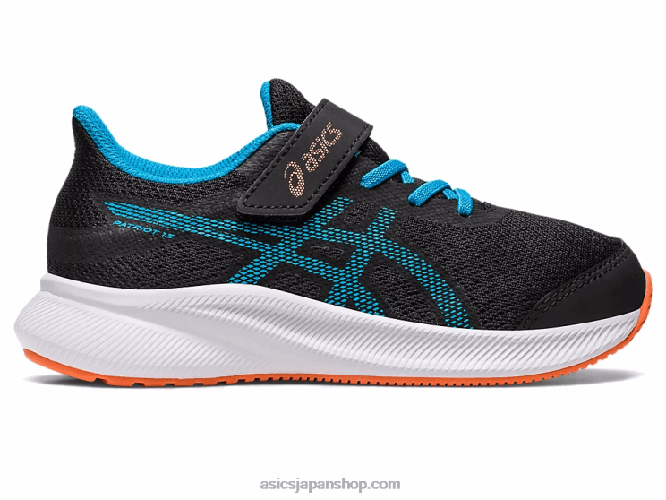 パトリオット 13 プリスクール L20V4308Asics ブラック/アイランドブルー