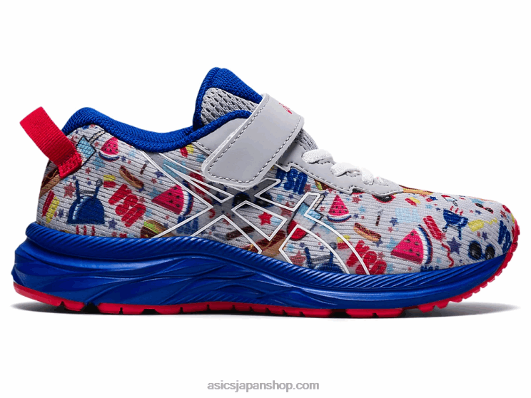 プレヌーサ トライ 13 プリスクール L20V4531Asics ピエモンテグレー/ホワイト