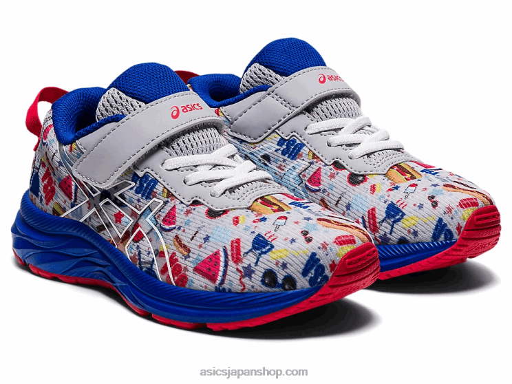 プレヌーサ トライ 13 プリスクール L20V4531Asics ピエモンテグレー/ホワイト