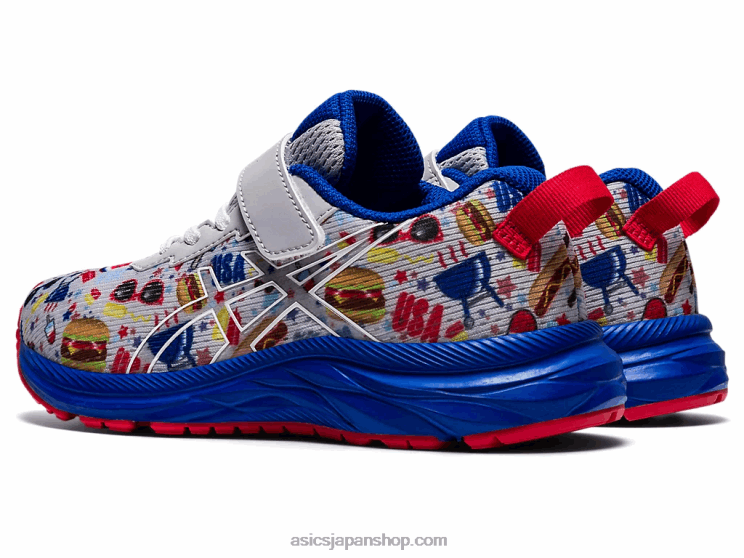 プレヌーサ トライ 13 プリスクール L20V4531Asics ピエモンテグレー/ホワイト