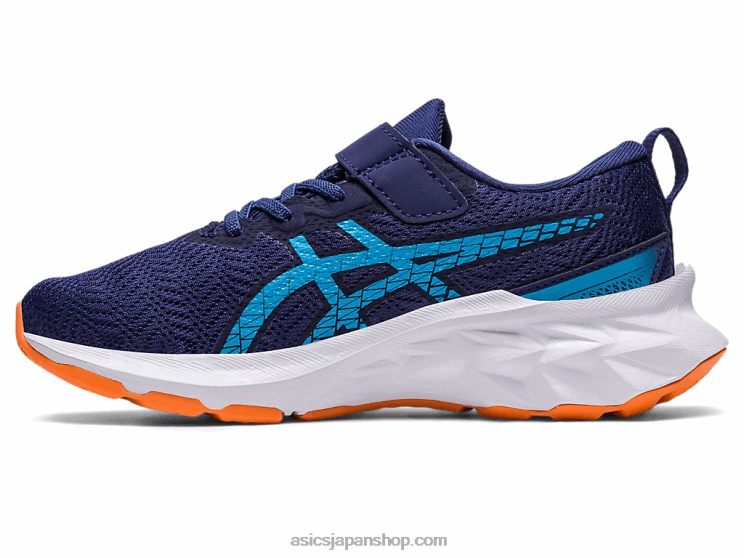 ノバブラスト 2 プリスクール L20V4283Asics インディゴブルー/サンピーチ