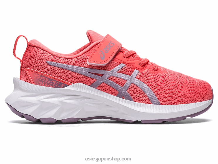 ノバブラスト 2 プリスクール L20V4290Asics パパイヤ/ダスクバイオレット