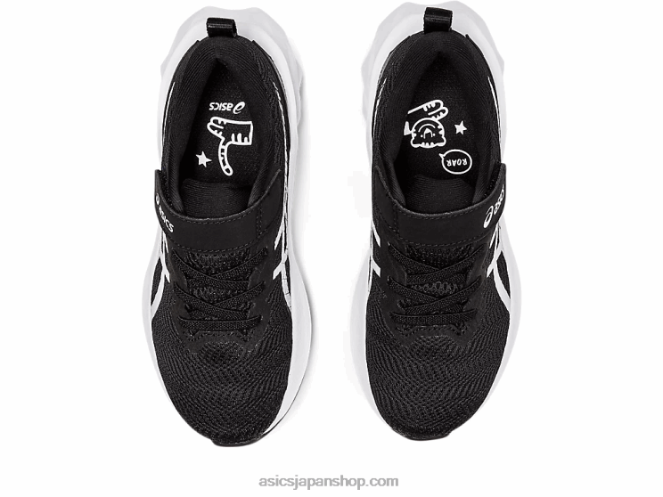 ノバブラスト 2 プリスクール L20V4417Asics 黒、白
