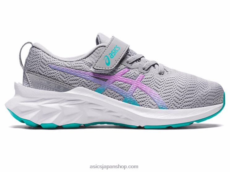 ノバブラスト 2 プリスクール L20V4431Asics ピエモンテグレー/ラベンダーグロウ