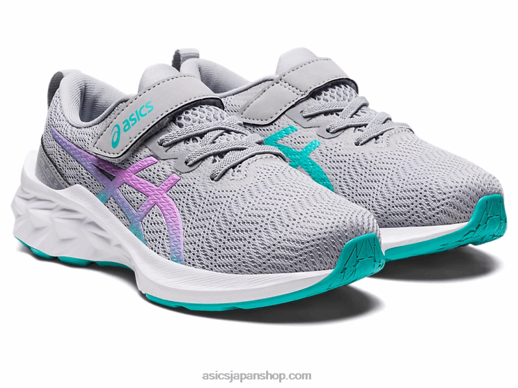 ノバブラスト 2 プリスクール L20V4431Asics ピエモンテグレー/ラベンダーグロウ