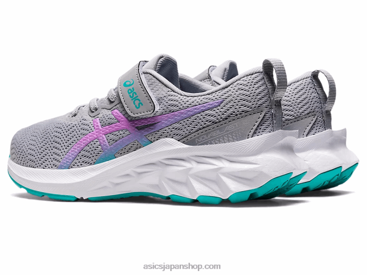 ノバブラスト 2 プリスクール L20V4431Asics ピエモンテグレー/ラベンダーグロウ