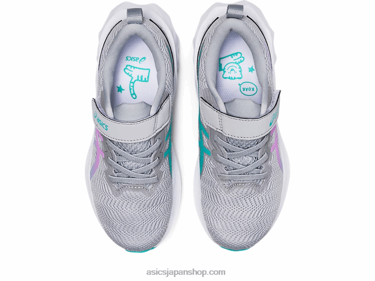 ノバブラスト 2 プリスクール L20V4431Asics ピエモンテグレー/ラベンダーグロウ