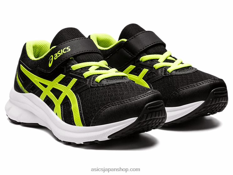 ジョルト 3 プリスクール L20V4529Asics ブラック/ハザードグリーン